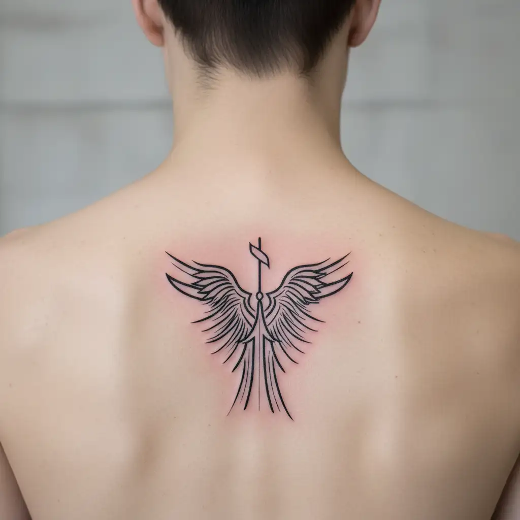 archangel Raphael  tattoo design idea