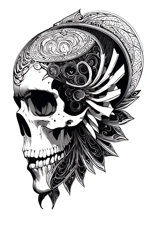 Spinal tattoo design idea