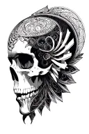 Spinal tattoo design idea