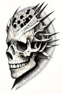 Spinal tattoo design idea