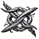 Witches Knot tattoo design idea