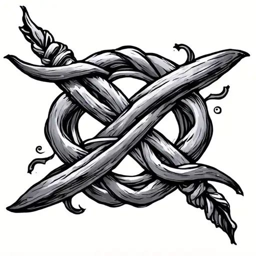 Witches Knot tattoo design idea