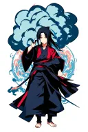 akatsuki Cloud with Itachi tattoo design idea