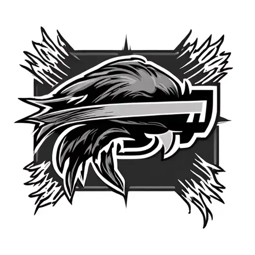 buffalo bills logo outline tattoo tattoo design idea