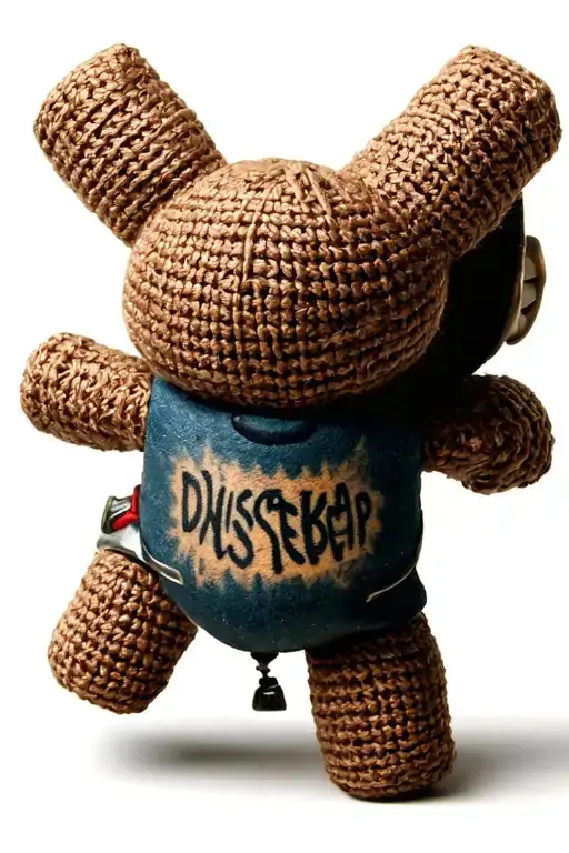 sackboy man funny tattoo design idea