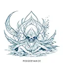 Perseverance tattoo design idea
