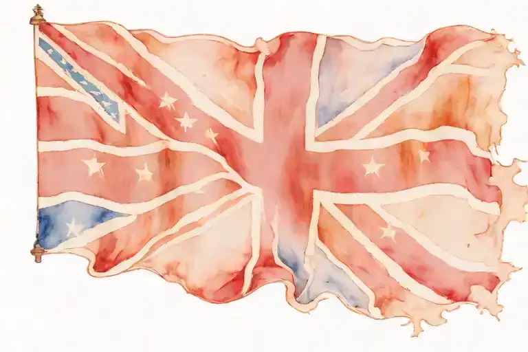 rebel flag tattoo design idea