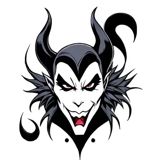 Disney villains tattoo design idea