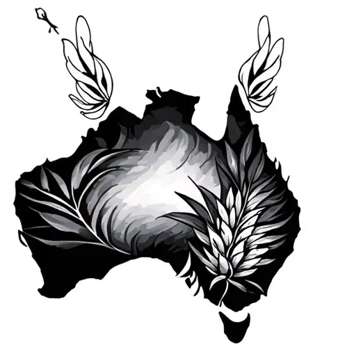 Australia tattoo design idea