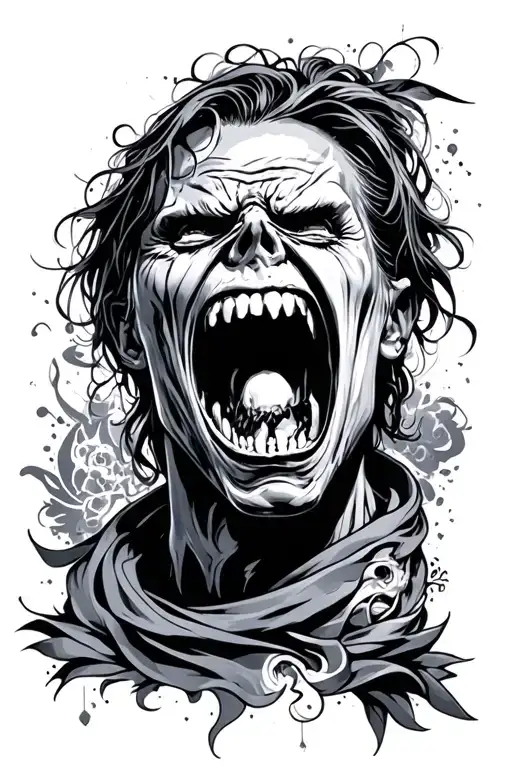 anger issues tattoo design idea