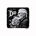 Dad Memorial tattoo design idea