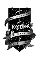 "Together forever" Morse Code tattoo design idea