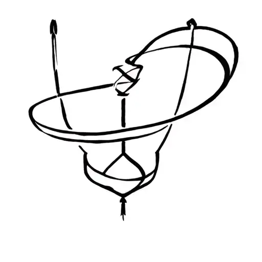 slingshot roman simple tattoo design idea