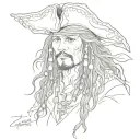 Jack Sparrow tattoo design idea