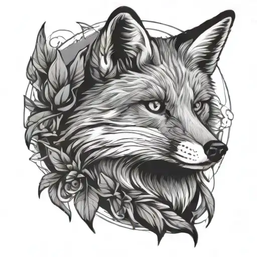 fox, pack, ambition tattoo design idea
