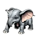 Dumbo tattoo design idea