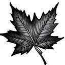 Maple Leaf tattoo design idea