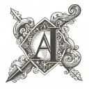 alpha tau omega fraternity  tattoo design idea