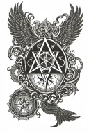supernatural tv show tattoo design idea