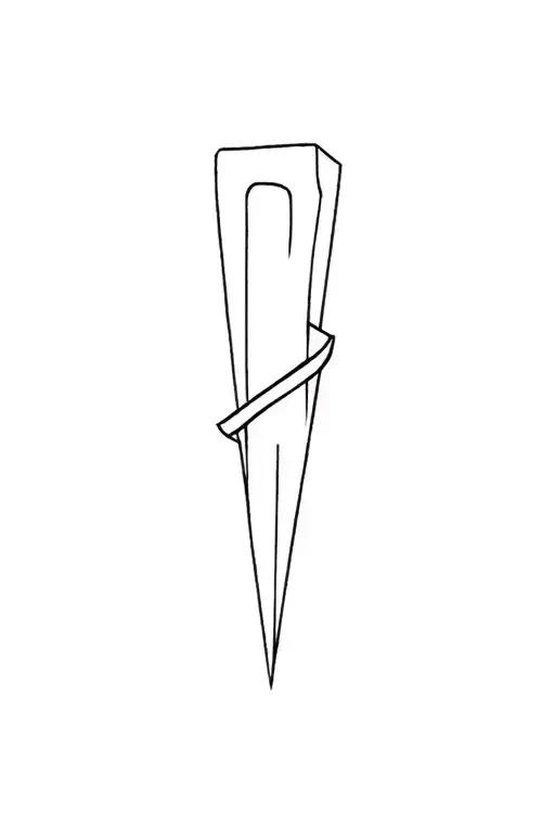 rock hammer tattoo design idea