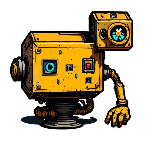 borderlands claptrap vault tattoo design idea