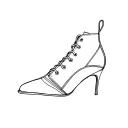 Basque shoe covers tattoo design idea