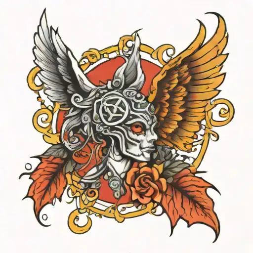 Name Aaron 04-16-23 8:00PM tattoo design idea