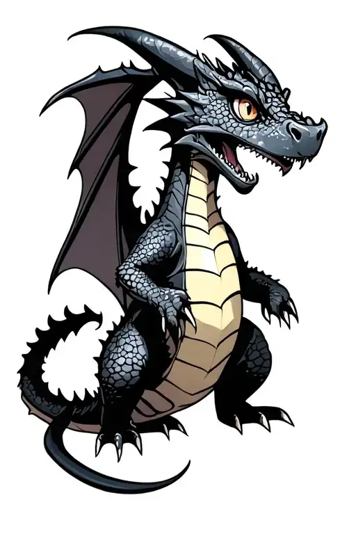 how to train your dragon toothless dragon tattoo design idea