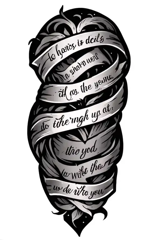 bible verse for strength- bicep tattoo English tattoo design idea