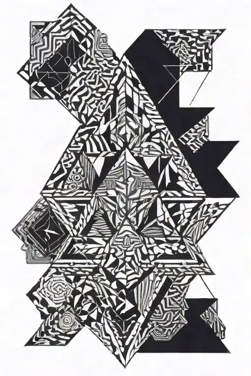 Anxiety tattoo design idea