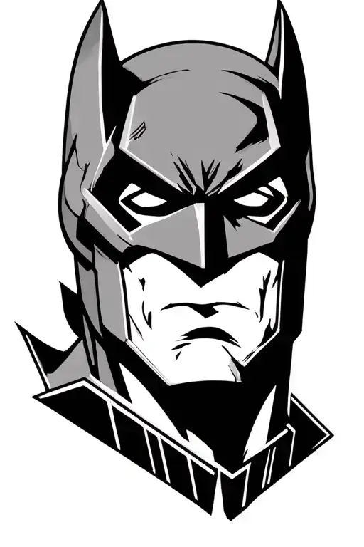 DC universe superhero logo half sleeve filler tattoo design idea