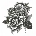 Peruvian tumi tattoo design idea