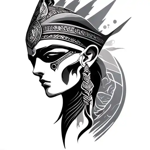 osiris strong and modern tattoo design idea