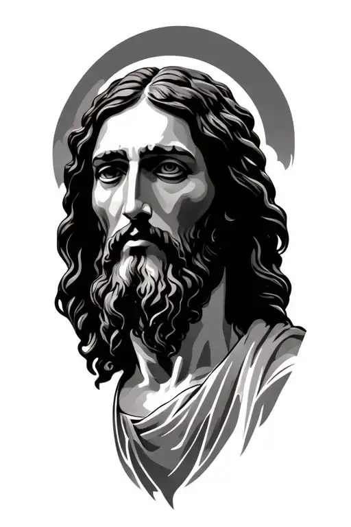 Jesus Christ tattoo design idea