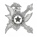 Liberia tattoo design idea