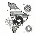 Liberia tattoo design idea