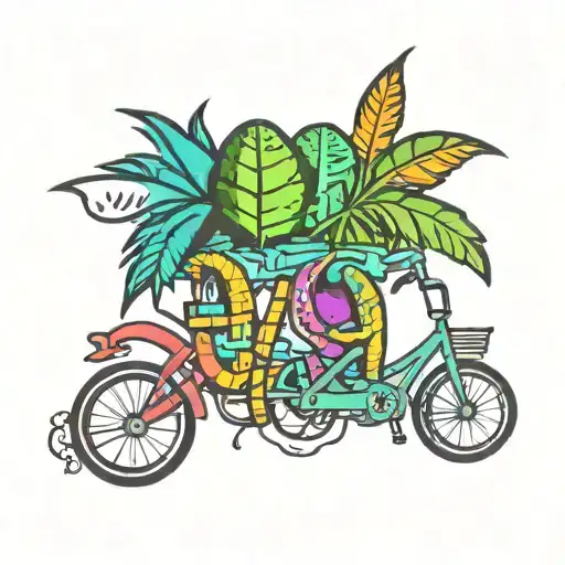 matching tattoos for siblings who love to vacation and are from new jersey  tattoo design idea