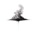 Filler Clouds and Smoke tattoo design idea