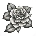 Camellia tattoo design idea