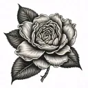Camellia tattoo design idea