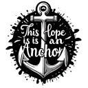 "This hope is an anchor" "This hope is an anchor" anchor cross tattoo design idea