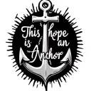 "This hope is an anchor" "This hope is an anchor" anchor cross tattoo design idea