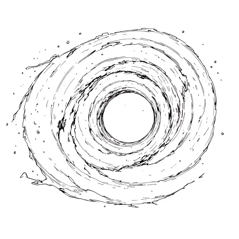 nature, imagination on life beyond earth, Gemini, time travel, myth legends, universe, dune, black hole, worm hole tattoo design idea