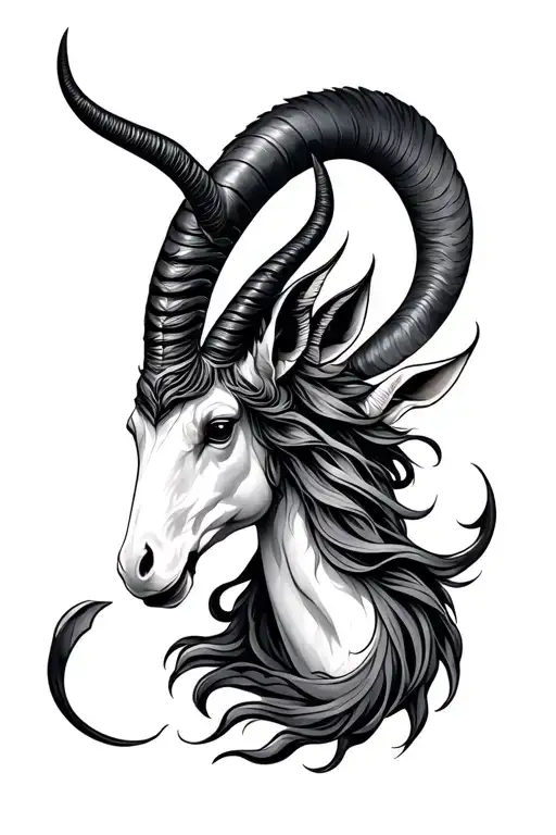 CAPRICORN, CANCER+ ARIES tattoo design idea