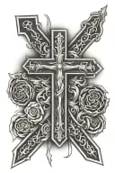 crosses jesus cross tattoo design idea