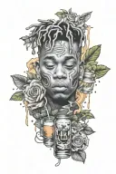 juice wrld 999 tattoo design idea
