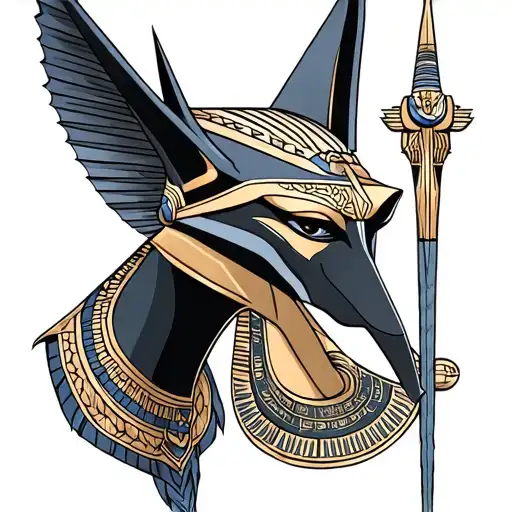 Anubis ra and Thoth sleeve tattoo  tattoo design idea