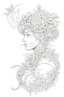 self growth mindset without nature aspects tattoo design idea