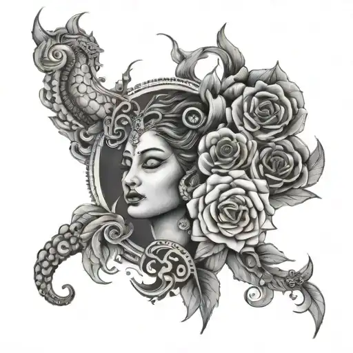 Tat Tvam Asi tattoo design idea