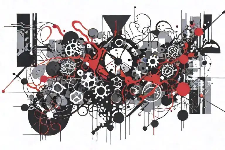 chemistry and greek mitology tattoo design idea